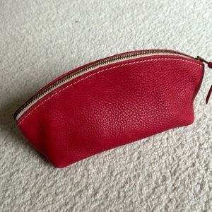 Portland leather total eclipse makeup bag large, unicorn color